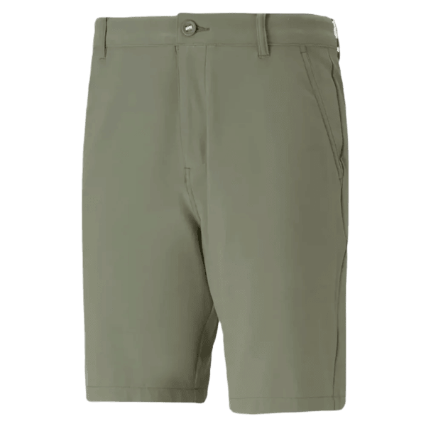 Puma 101 South 9 Golf Shorts Dark Sage Tee 2 Green