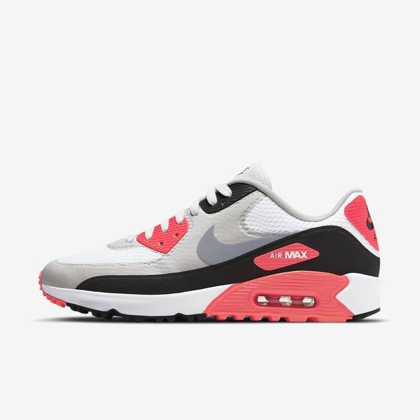 Nike Air Max 90 G Spikeless Golf Shoe Infrared Tee 2 Green