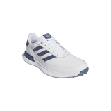 Adidas S2G 24 Leather Spikeless Golf Shoes - Cloud White / Collegiate Navy / Silver Metallic