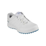 Ladies Skechers GO GOLF Elite Tour SL Golf Shoes - White/Blue