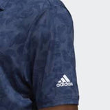 ADIDAS PRISMA-PRINT GOLF POLO SHIRT - CREW NAVY/INDIGO