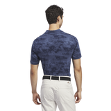 Adidas Go-To Printed Mesh Polo Shirt - Blue