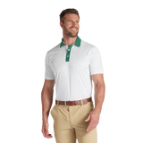 Puma Pure Geo Golf Polo - White / Green