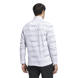 Adidas Core Printed Quarter Zip Sweatshirt - White