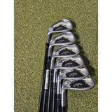 Callaway Apex DCB Demo Left Hand Graphite Regular Flex Irons 6-PW/AW