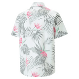 Puma x PTC Paradise Button Down Golf Polo - White