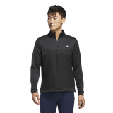 Adidas Ultimate365 Textured Quarter-Zip Top - Black