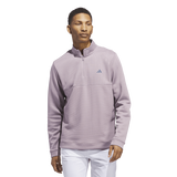 Adidas Ultimate365 Textured Quarter-Zip Top - Purple