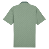 Puma AP Jacquard Stripe Golf Polo - Green