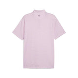 Puma Mens MATTR Palm Deco Golf Polo - Pink / Purple