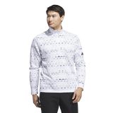 Adidas Core Printed Quarter Zip Sweatshirt - White