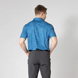 Levelwear Men's Shatter Polo - Azure