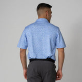 Levelwear Men's Shatter Polo - Hydrangea