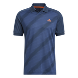 Adidas Statement Print Polo Shirt - Blue