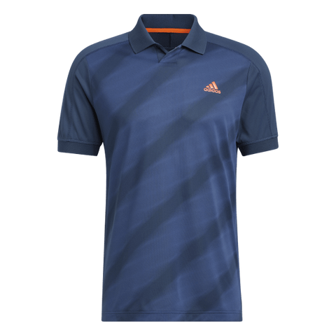 Adidas Statement Print Polo Shirt - Blue