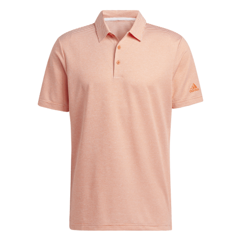 Adidas Ottoman Stripe Polo Shirt - Orange