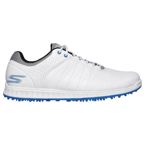 Skechers Men's GO GOLF Pivot Spikeless Golf Shoes - White / Grey / Blue