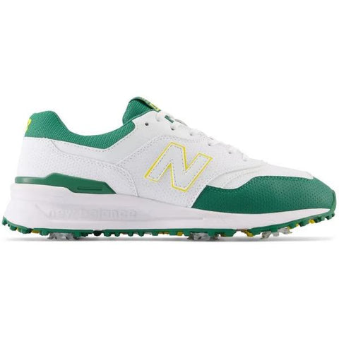 New Balance 997 Golf Golf Shoes -White / Green