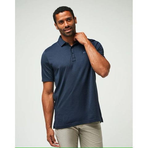 TravisMathew The Zinna Polo - Vintage Indigo / Black