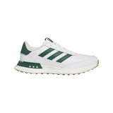 Adidas S2G 24 Leather Spikeless Golf Shoes - Cloud White / Collegiate Green / Gum