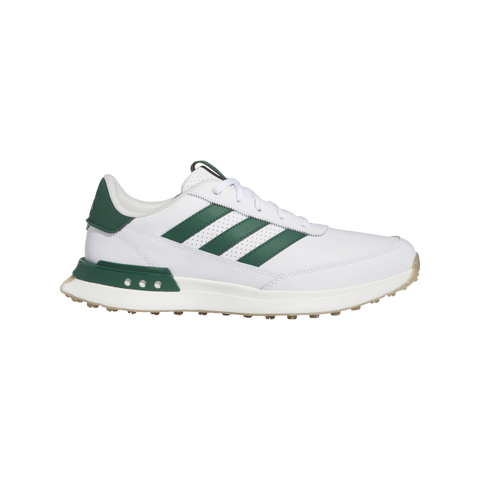 Adidas S2G 24 Leather Spikeless Golf Shoes - Cloud White / Collegiate Green / Gum