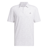 Adidas Ultimate365 Power Grid Print Polo Shirt - White