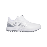 Adidas Solarmotion BOA 24 Spikeless Golf Shoes - Cloud White / Silver Metallic / Blue Burst