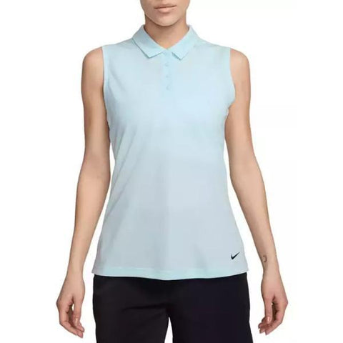 Nike Ladies Over Run Sleeveless Victory Blue