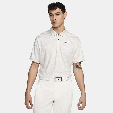 Nike Mens Tour Dri-FIT Golf Polo (Course/Event Logo) - Beige