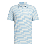 Adidas Ultimate365 Mesh Print Polo - Blue