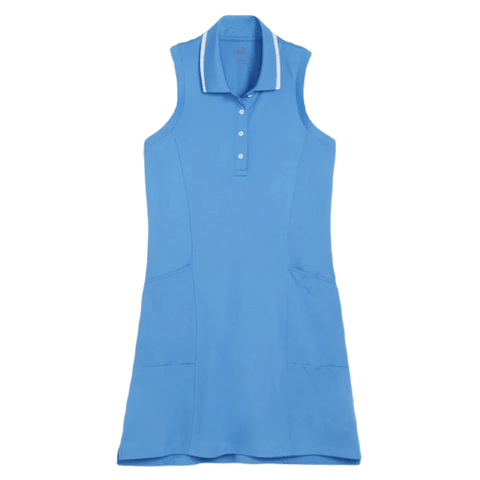 Puma Ladies Everyday Pique Golf Dress - Light Blue