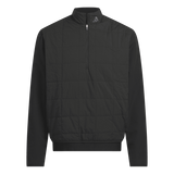 Adidas Ultimate365 Quilted Dwr Half Zip Sweatshirt - Black