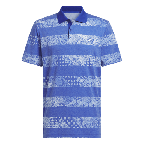 Adidas Go-to Printed Polo Shirt - Blue