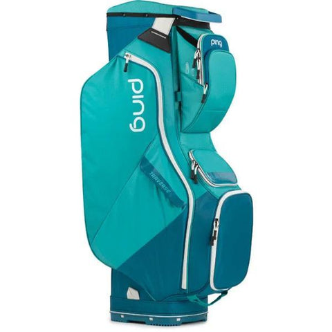 PING TRAVERSE 214 CART BAG TEAL/MBLUE/WHT