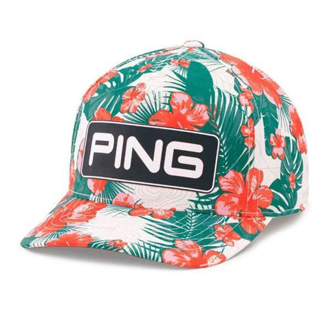 PING PUA TOUR SNAPBACK HAT WHITE