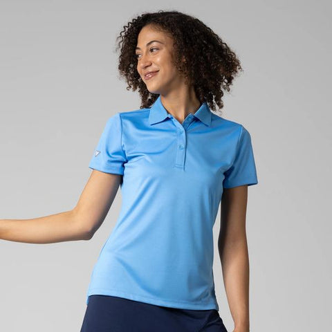 Levelwear Women's Lotus Polo - Blue Orchid