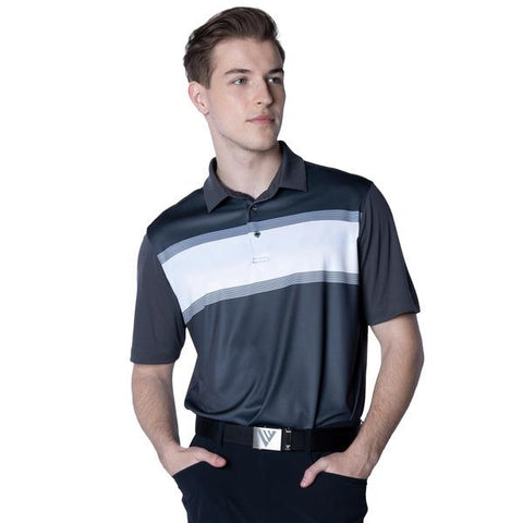 Levelwear Men's Exert Polo - Charcoal