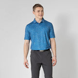 Levelwear Men's Shatter Polo - Azure