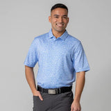 Levelwear Men's Shatter Polo - Hydrangea