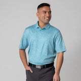 Levelwear Men's Shatter Polo - Marine Blue