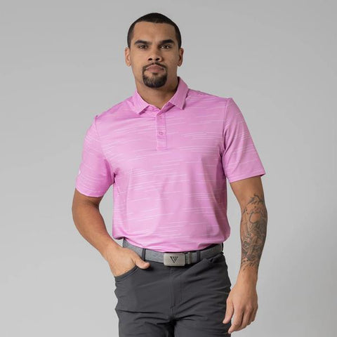 Levelwear Men's Transit Polo - Cyclamen