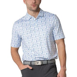 Levelwear Men's Vice Polo - Hydrangea